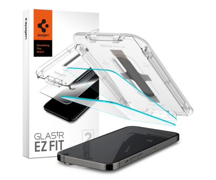 Szkło i folia ochronna SPIGEN Szkło Hartowane Glas.TR EZ-FIT 2-pack do iPhone 14 Pro Max AGL05202